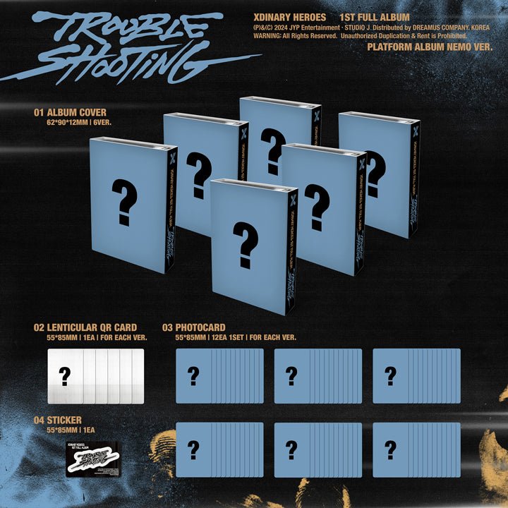 Xdinary Heroes 1st Full Album Troubleshooting (Platform Album) - KPop Idol