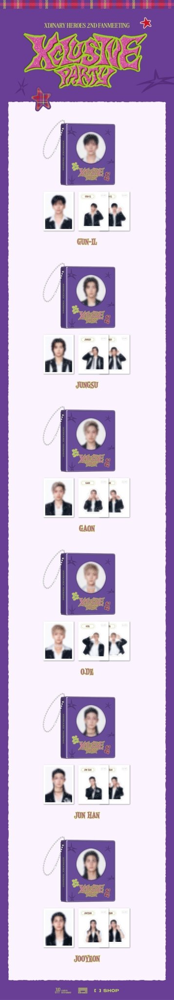 Xdinary Heroes - 2nd Fanmeeting Xclusive Party Official MD: MINI COLLECT BOOK SET - KPop Idol
