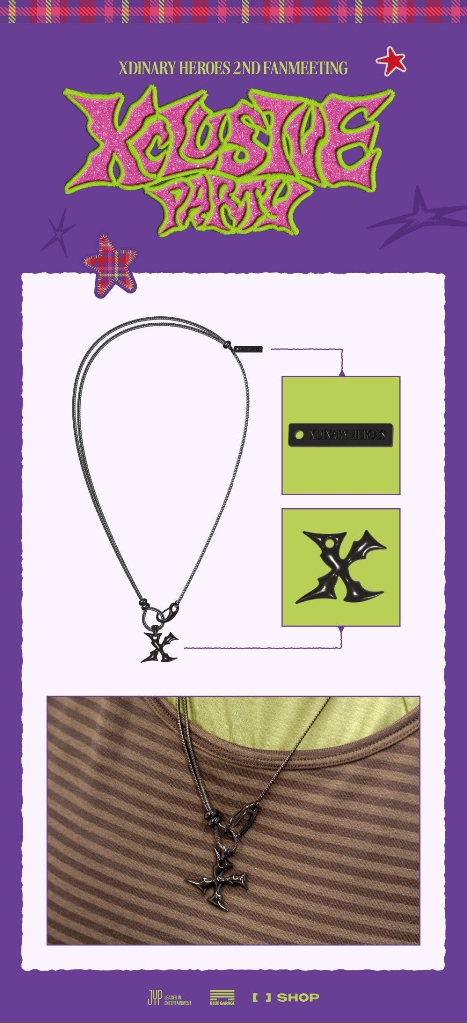 Xdinary Heroes - 2nd Fanmeeting Xclusive Party Official MD: NECKLACE - KPop Idol