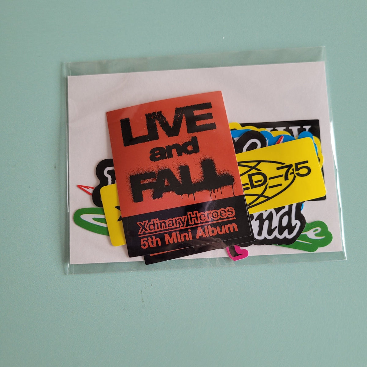 Xdinary Heroes - Live and Fall Album Sticker Set - KPop Idol
