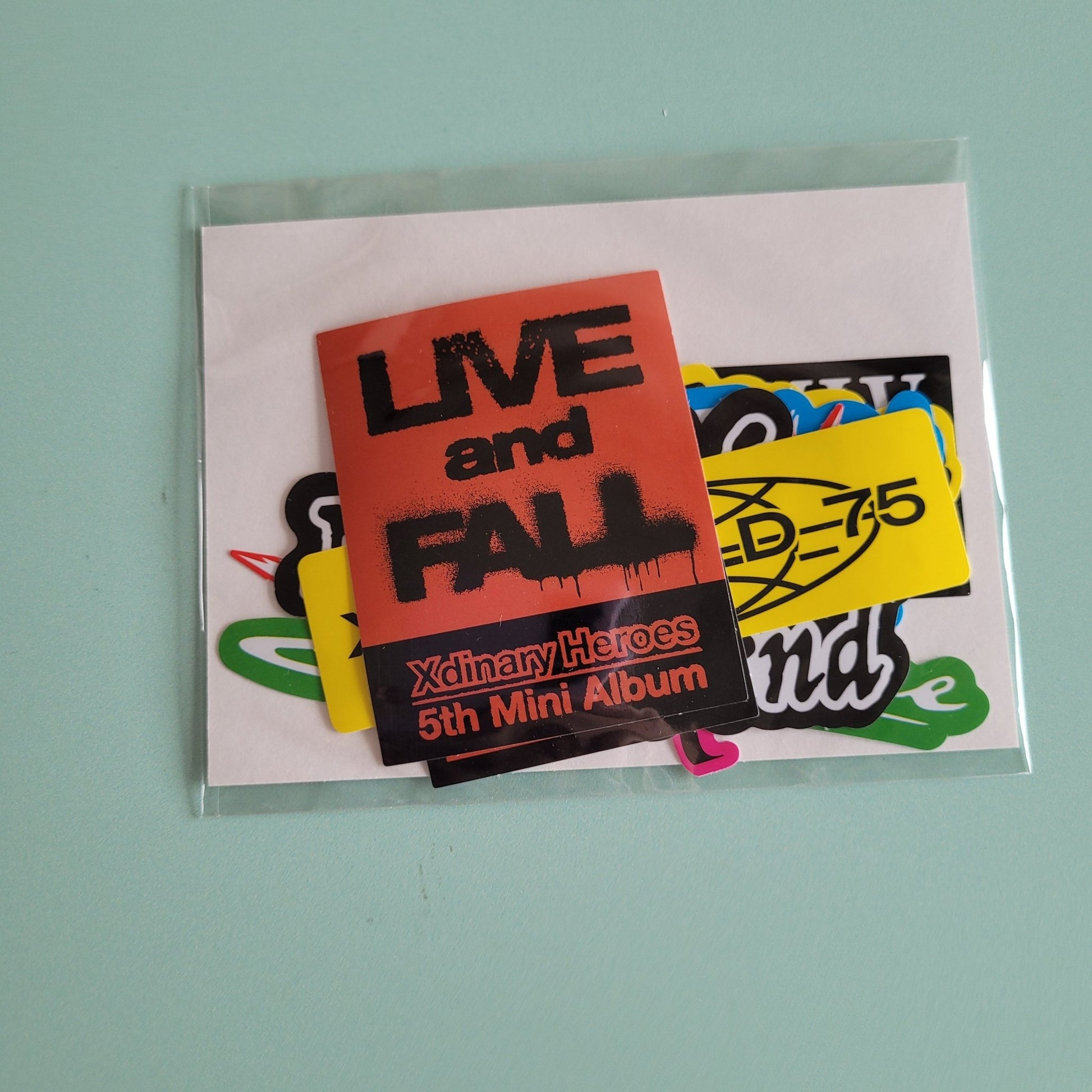 Xdinary Heroes - Live and Fall Album Sticker Set - KPop Idol