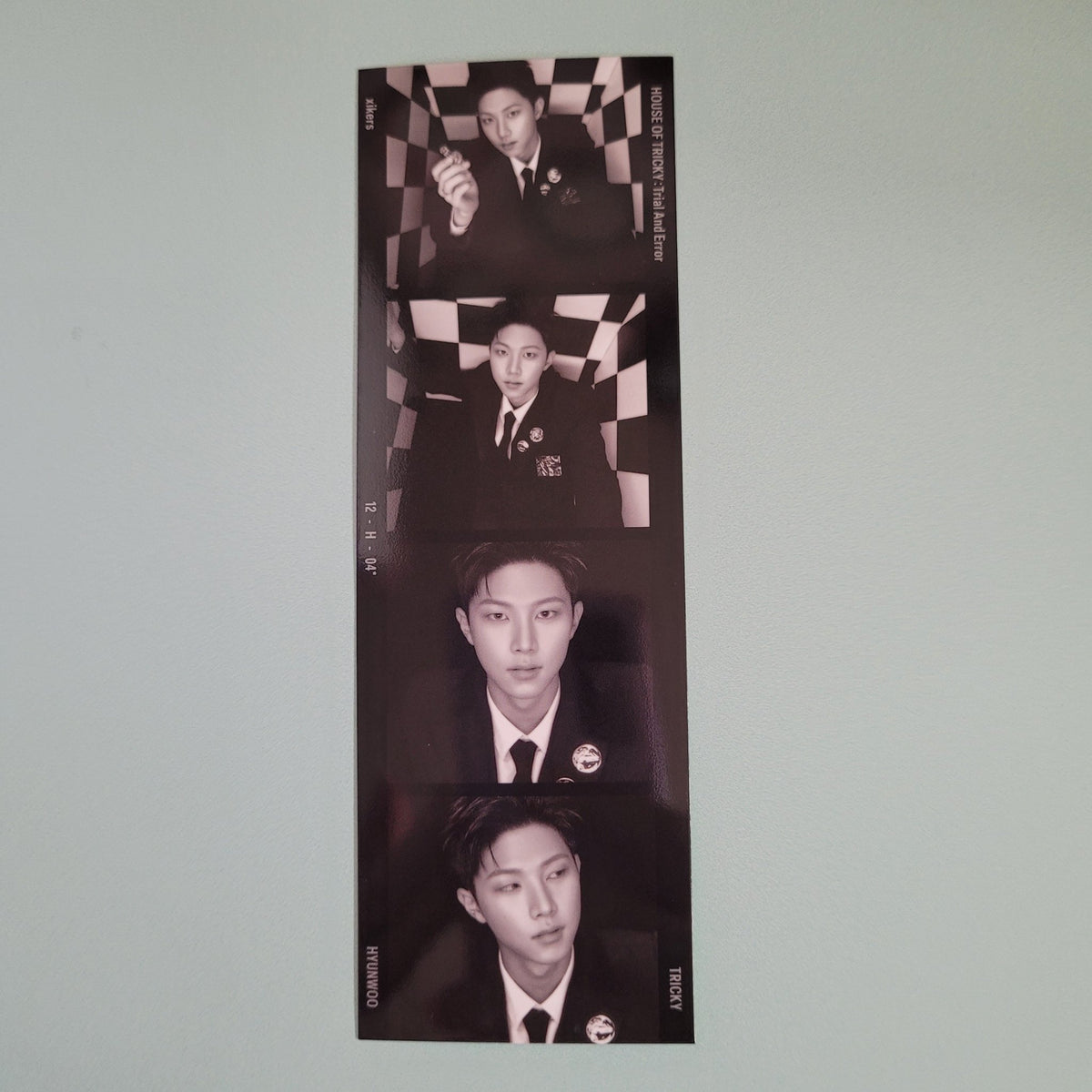 Xikers House Of Tricky Trial and Error 4 Cut Photo Strip: Tricky - Hyunwoo - KPop Idol