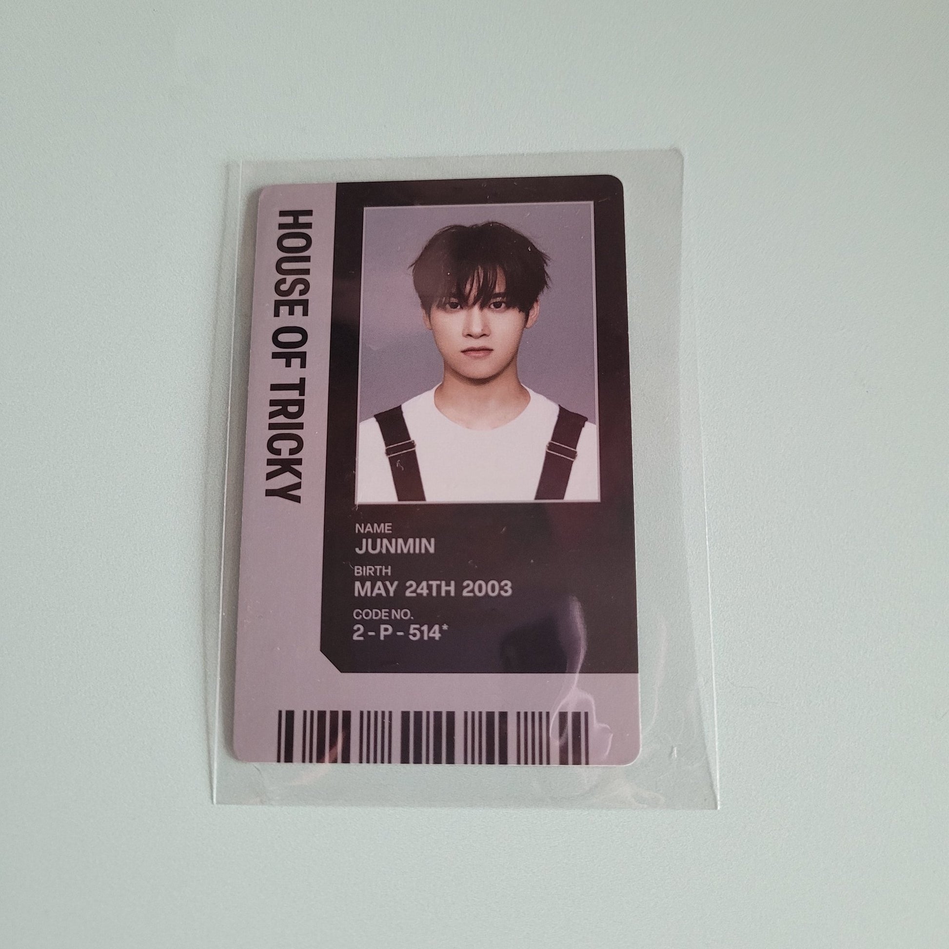 xikers - House of Tricky: Trial and Error ID Photocard - Junmin - KPop Idol