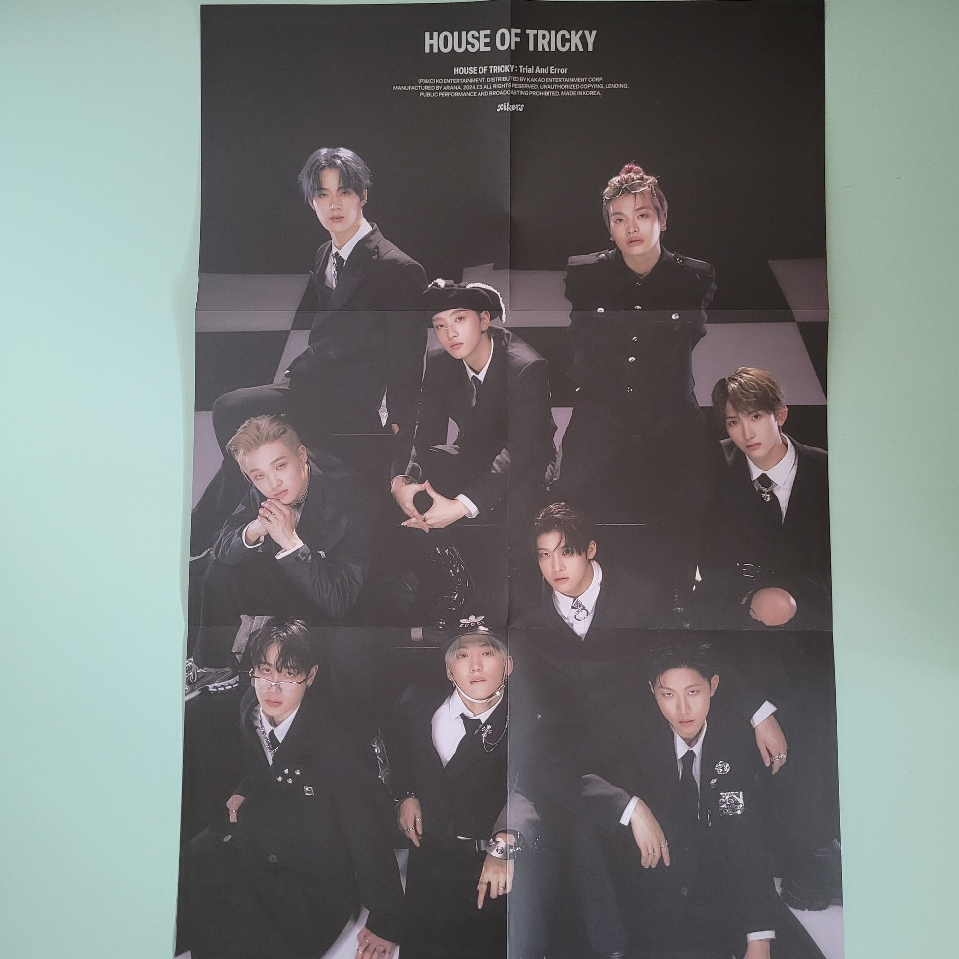 Xikers House of Tricky Trial and Error Poster - KPop Idol