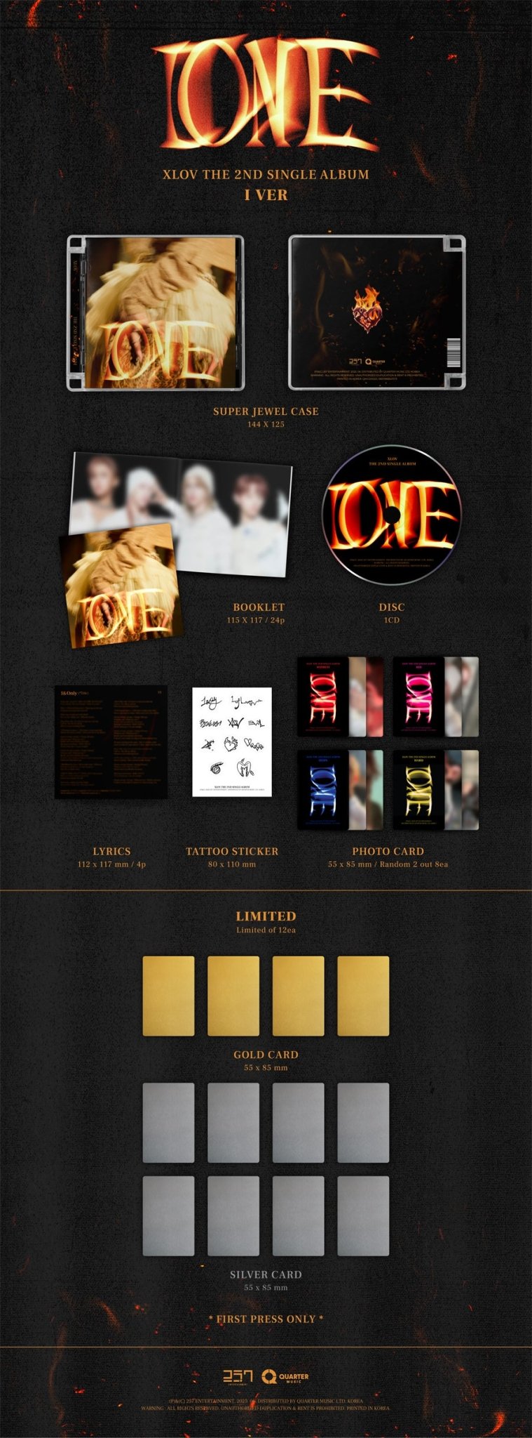 엑스러브(XLOV) - I ONE [I Ver.] - KPop Idol