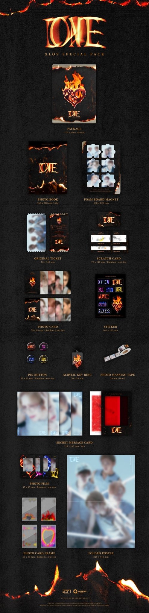 엑스러브(XLOV) - I ONE [SPECIAL PACK Ver.] - KPop Idol