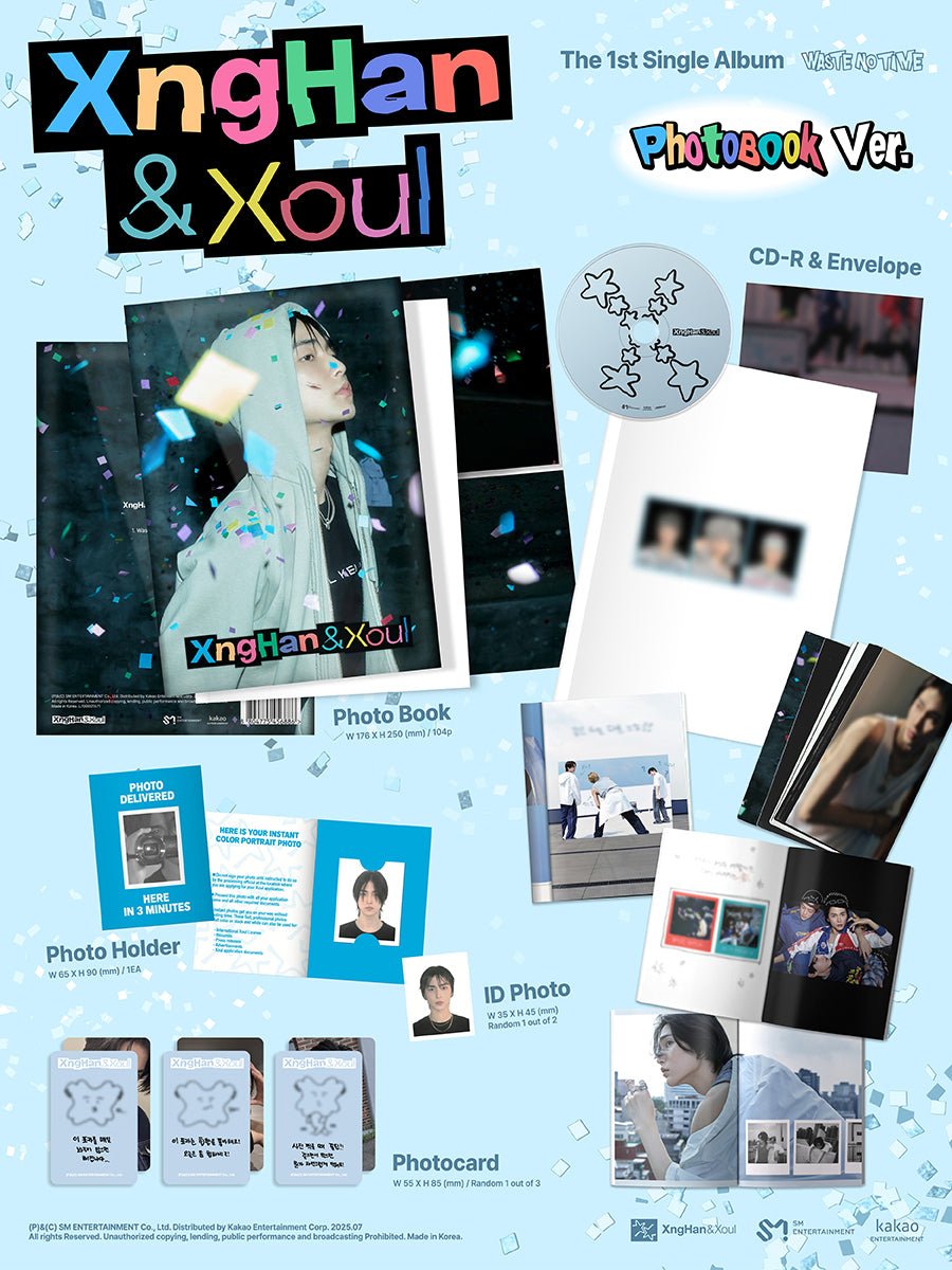 XngHan&Xoul - Waste No Time (Photobook Version) - KPop Idol
