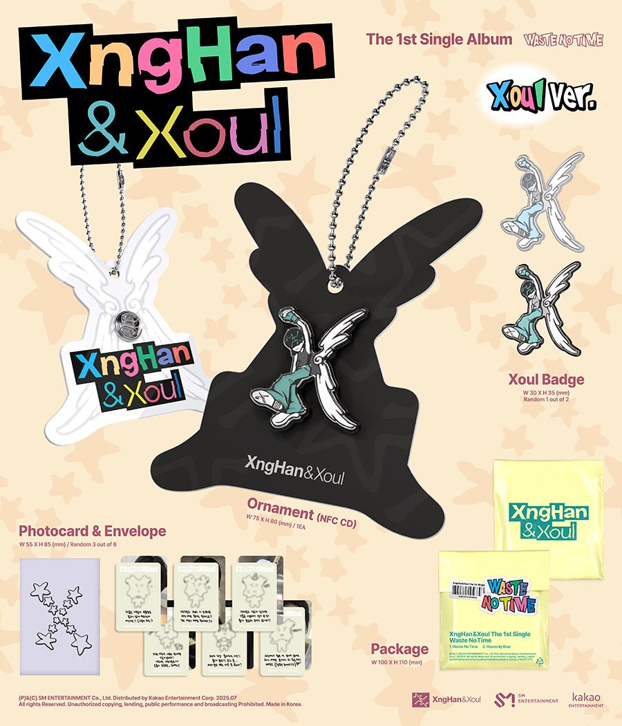XngHan&Xoul - Waste No Time (Xoul Version Smart Album) - KPop Idol