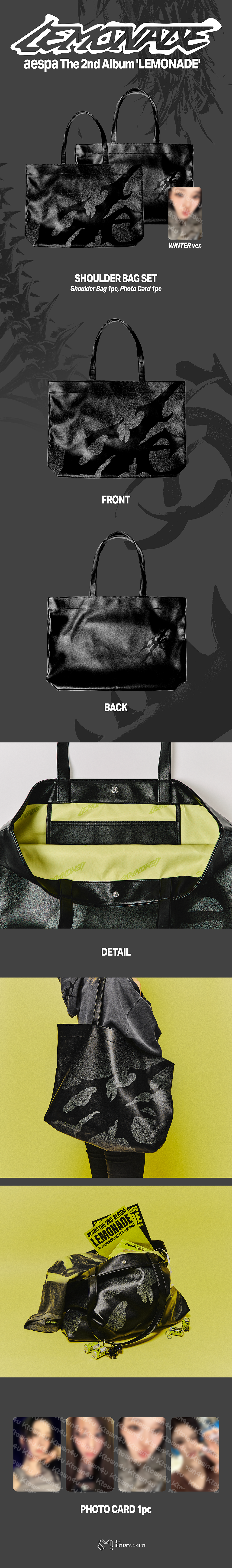 (Pre Order) aespa - Make it Lemonade Official MD - SHOULDER BAG SET