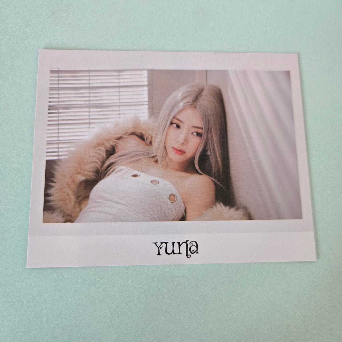 Yuna - Ice Cream POB: Music Korea Photo Polaroid - KPop Idol