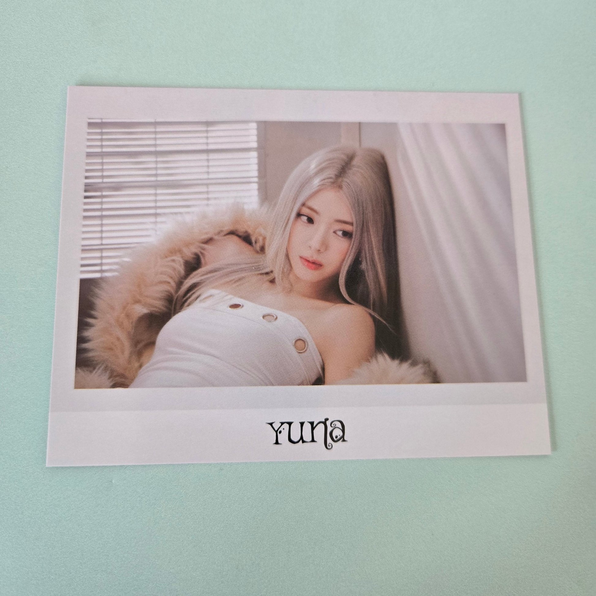 Yuna - Ice Cream POB: Music Korea Photo Polaroid - KPop Idol