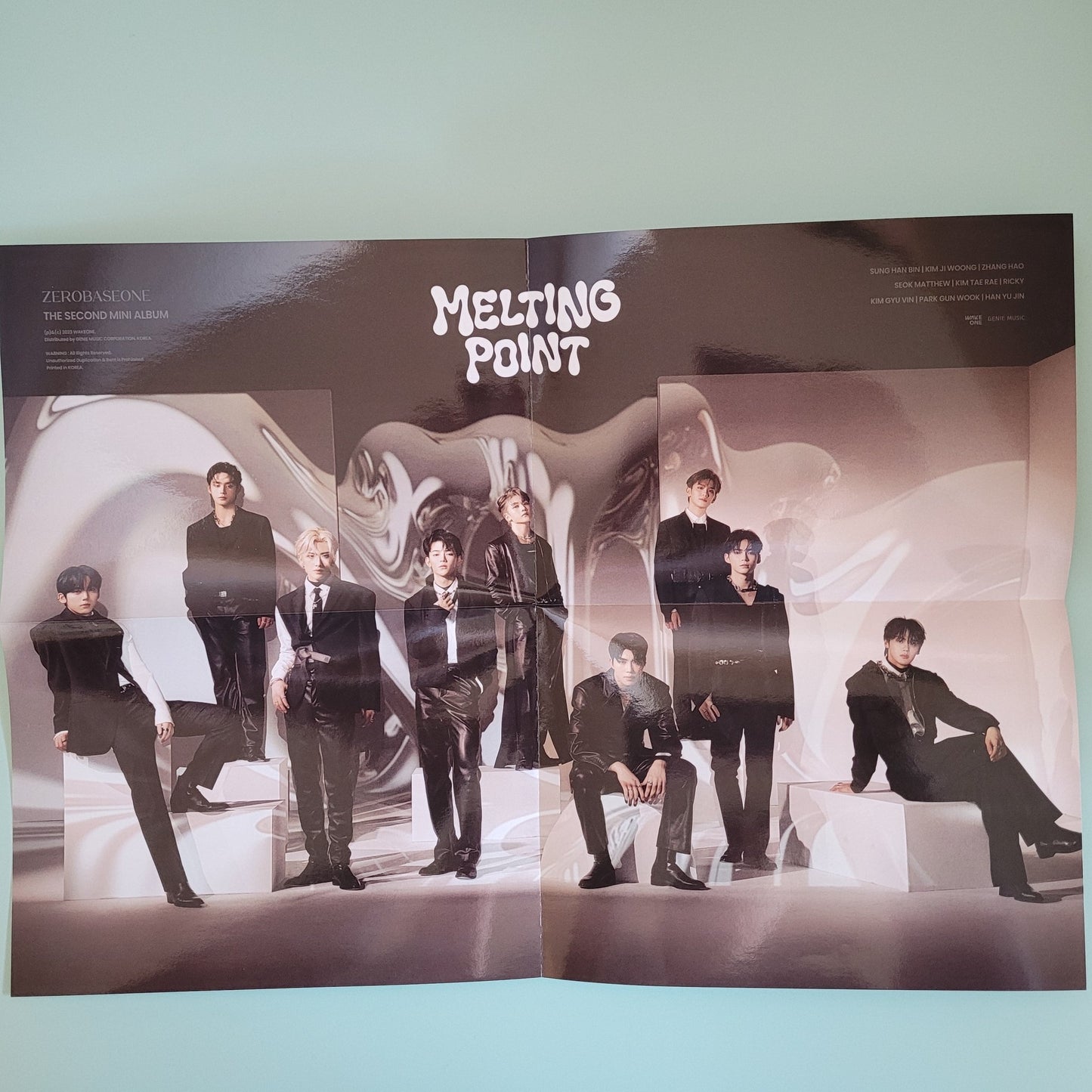 Zerobaseone Album Posters - Melting Point - KPop Idol