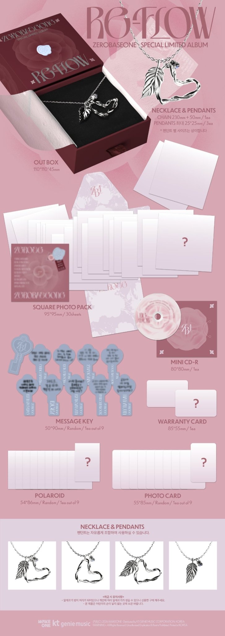 Zerobaseone - Re - Flow Special Limited Album - KPop Idol